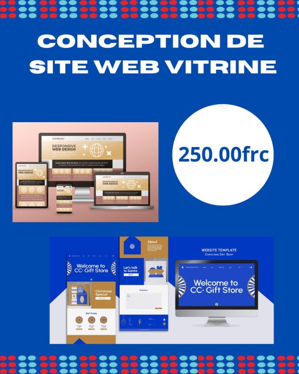 Conception de Site Web Vitrine